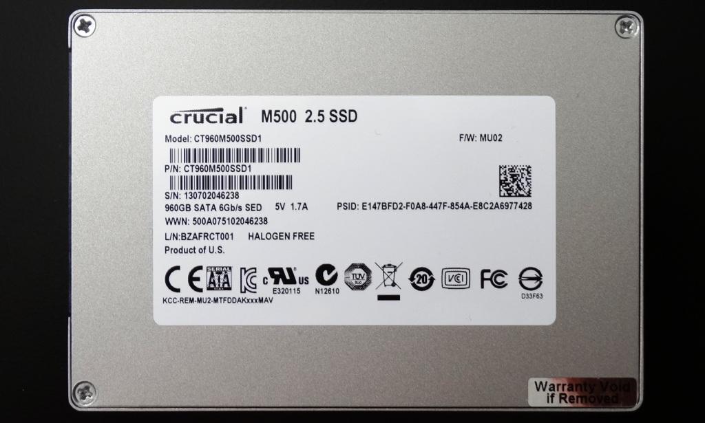 Crucial、最大960GBの2.5インチSSD「M500」 - 価格.com