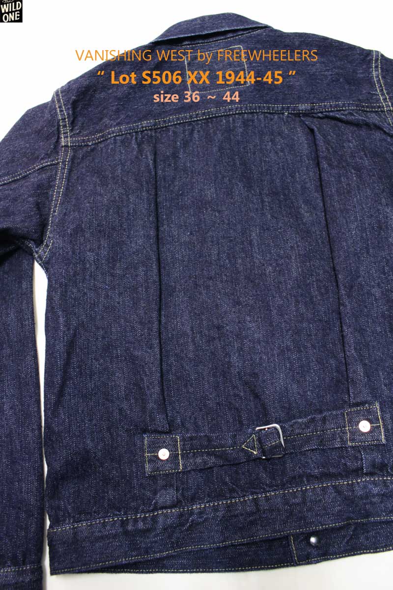 フリーホイーラーズ 【Lot S506XX 1944-45 大戦中期モデル ＜14オンス