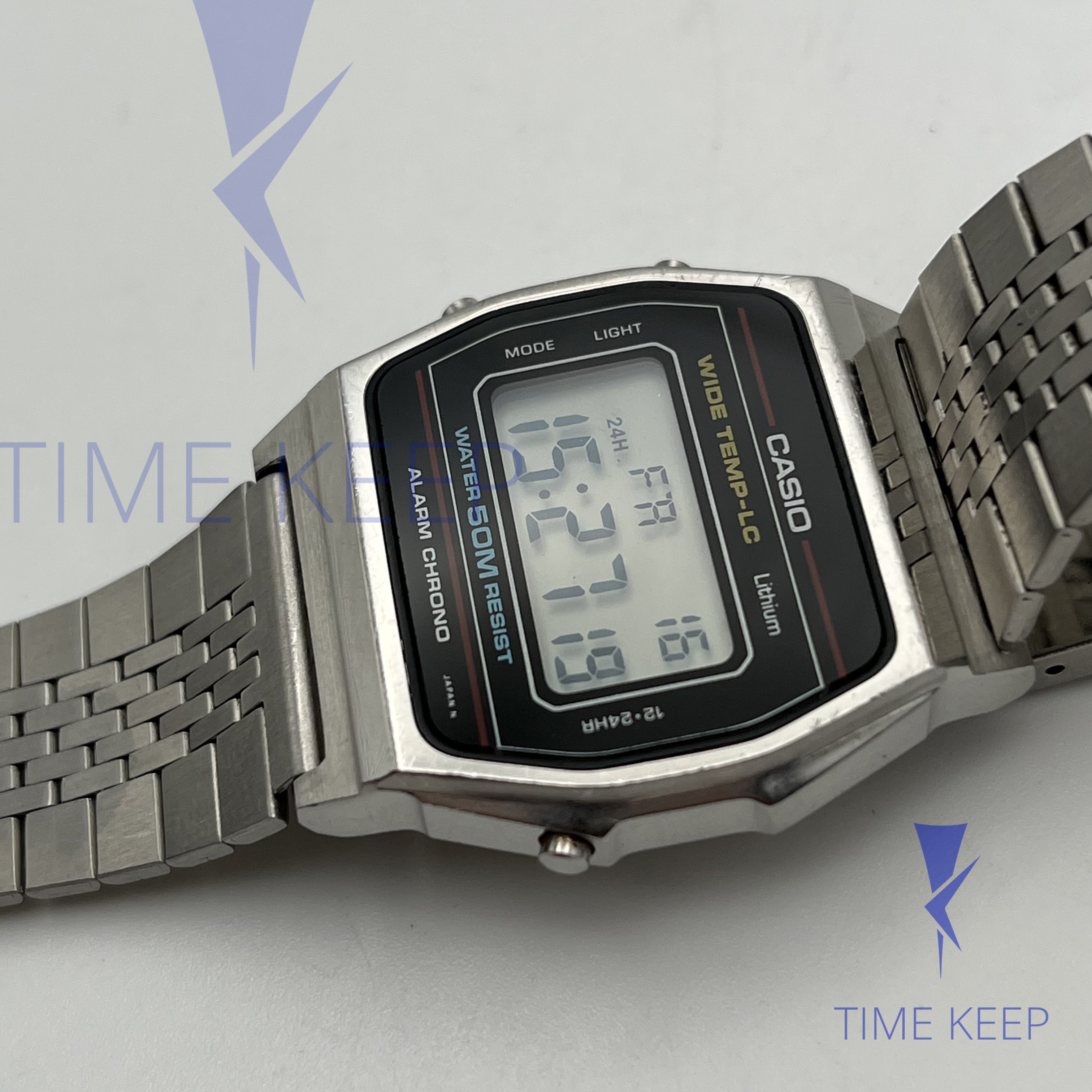 Rare Vintage 1980s Casio Digital Wide Temp LC Watch WW-34 – Time Keep