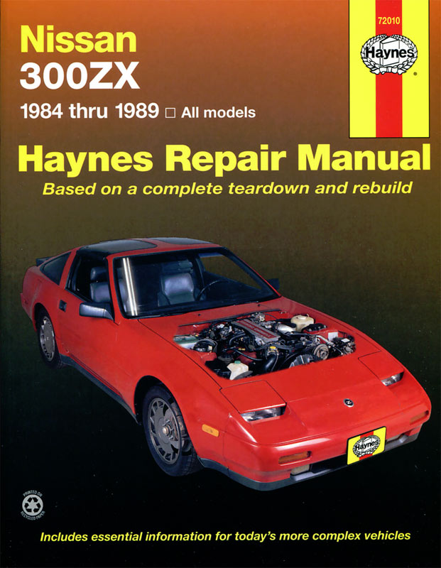 Motorsport Auto - The Z Store - Haynes Repair Manual, 84-89 300ZX