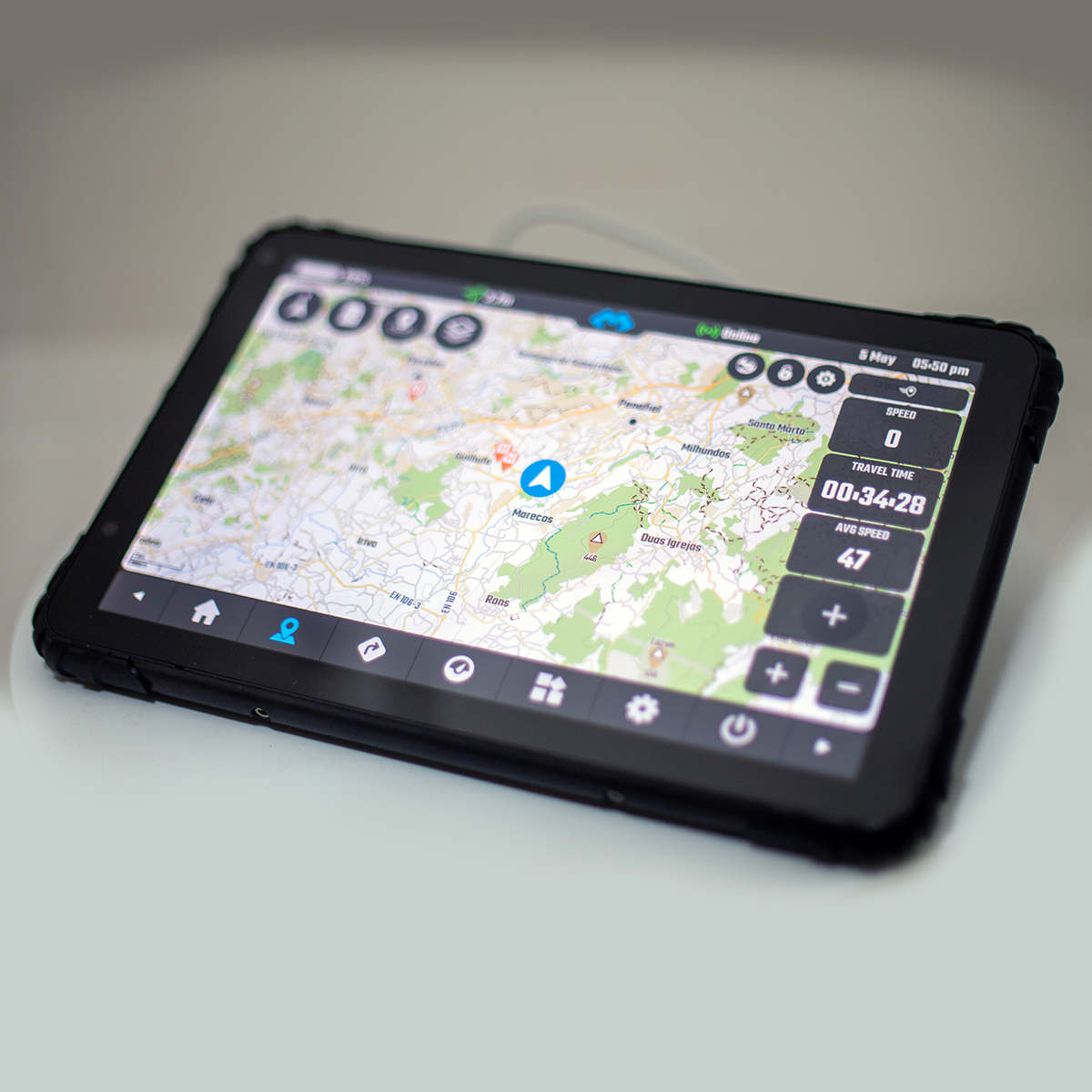 DMD-T880X GPS Navigation Tablet powered by Android