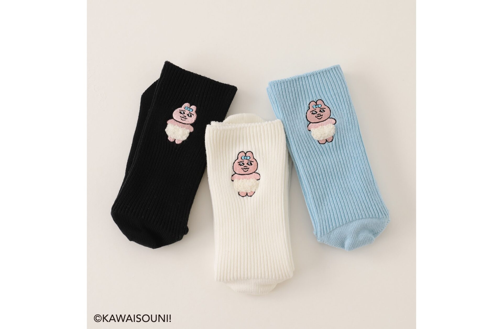 おぱんちゅうさぎとのコラボソックスが靴下屋から登場！ | 合同会社