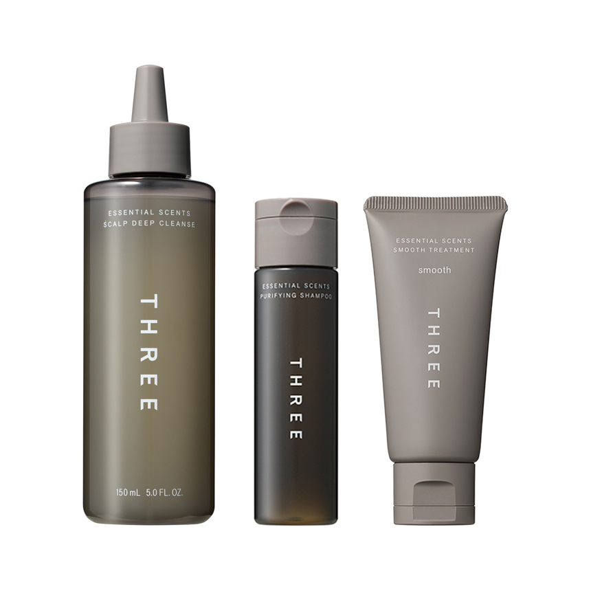 THREE エッセンシャルセンツ ディープ クレンズ ＆ ヘアケア