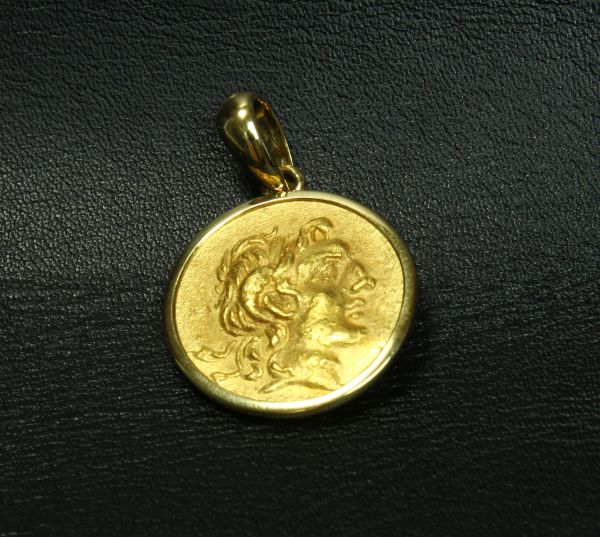 古代ギリシャ スターテル金貨 コインペンダント アレキサンダー大王
