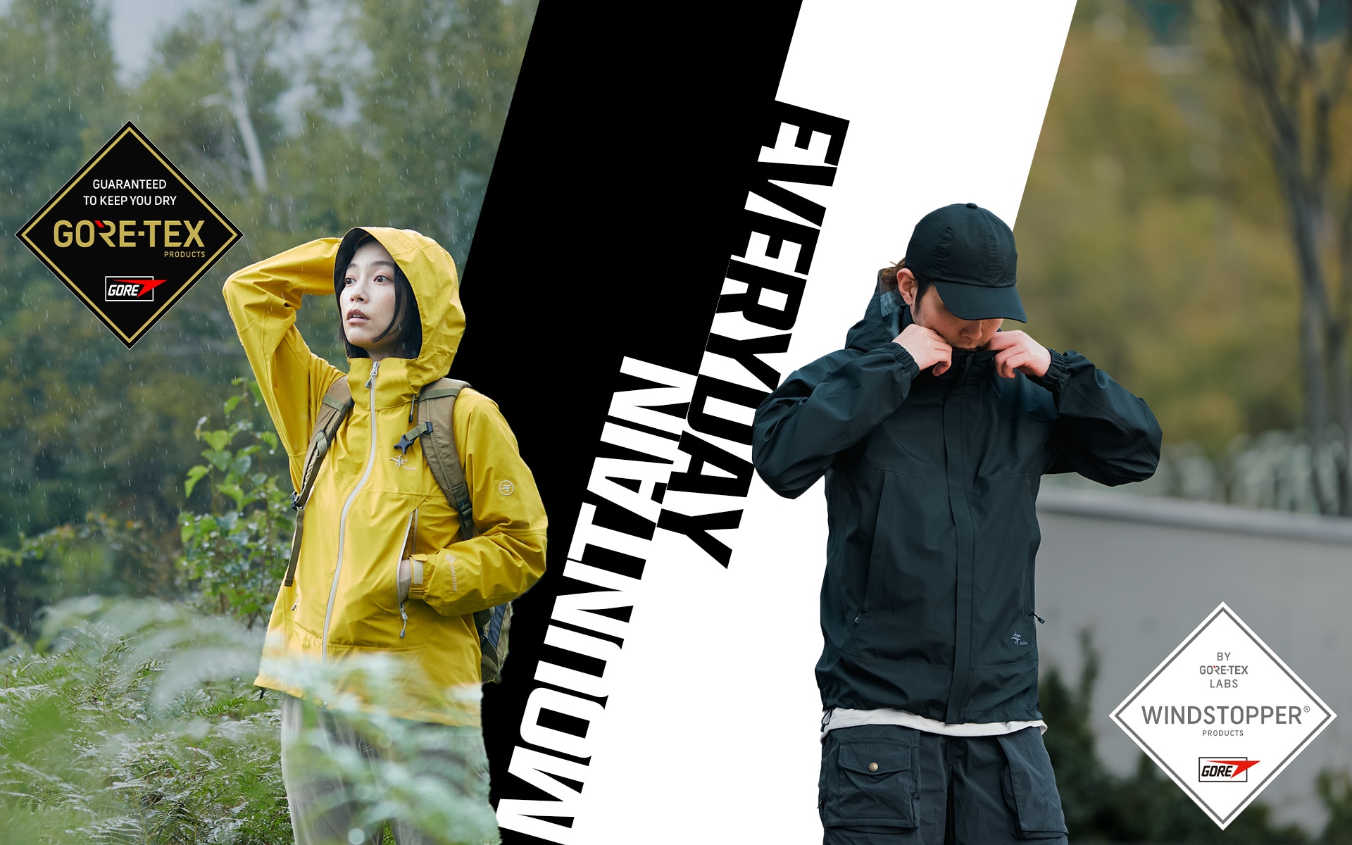 Foxfire GORE-TEX】シーンに合わせた2つのGORE-TEX