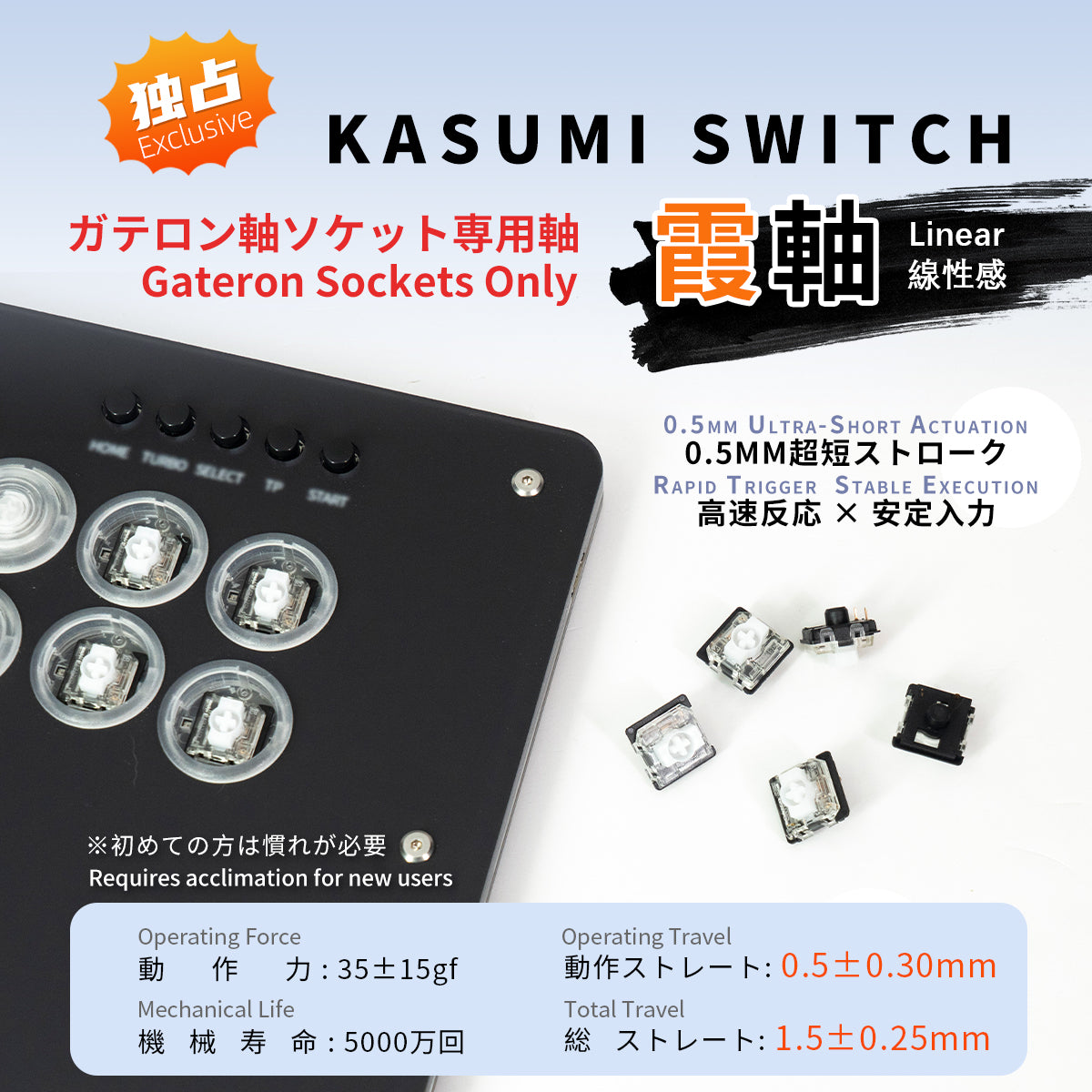 TIKITAKA FTG キースイッチ 霞軸 パンダ軸 – TIKITAKA FTG