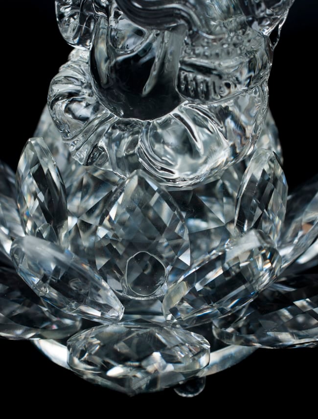 訳アリ]蓮に坐るクリスタルガネーシャ[14cm] の通販 - TIRAKITA.COM