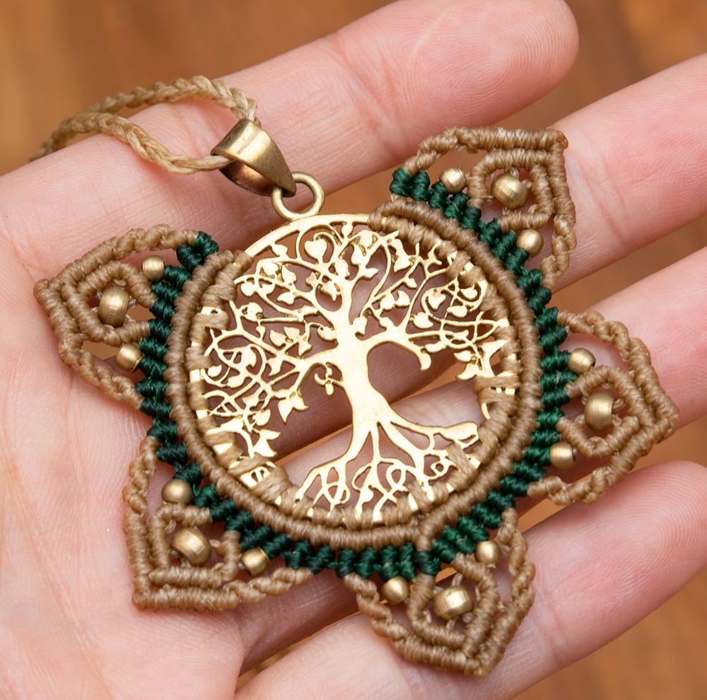 生命の木 Tree of Life のマクラメ ネックレス の通販 - TIRAKITA.COM