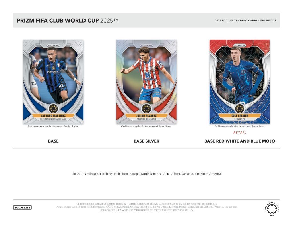 製品情報】2025 PANINI PRIZM FIFA CLUB WORLD CUP SOCCER MEGA BOX