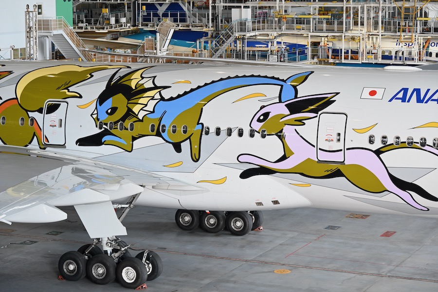 ANA 777-300ER イーブイJET 787-9ポケモンJET ANA「そらとぶピカチュウ