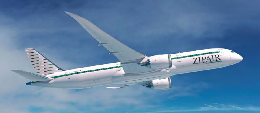 ZIPAIR Tokyo、ボーイング787-9型機を導入 2027年度以降に10機