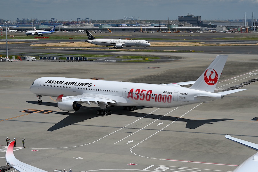JAL's A350-1000 'JA02WJ' Returns to Haneda Due to Mechanical Issue