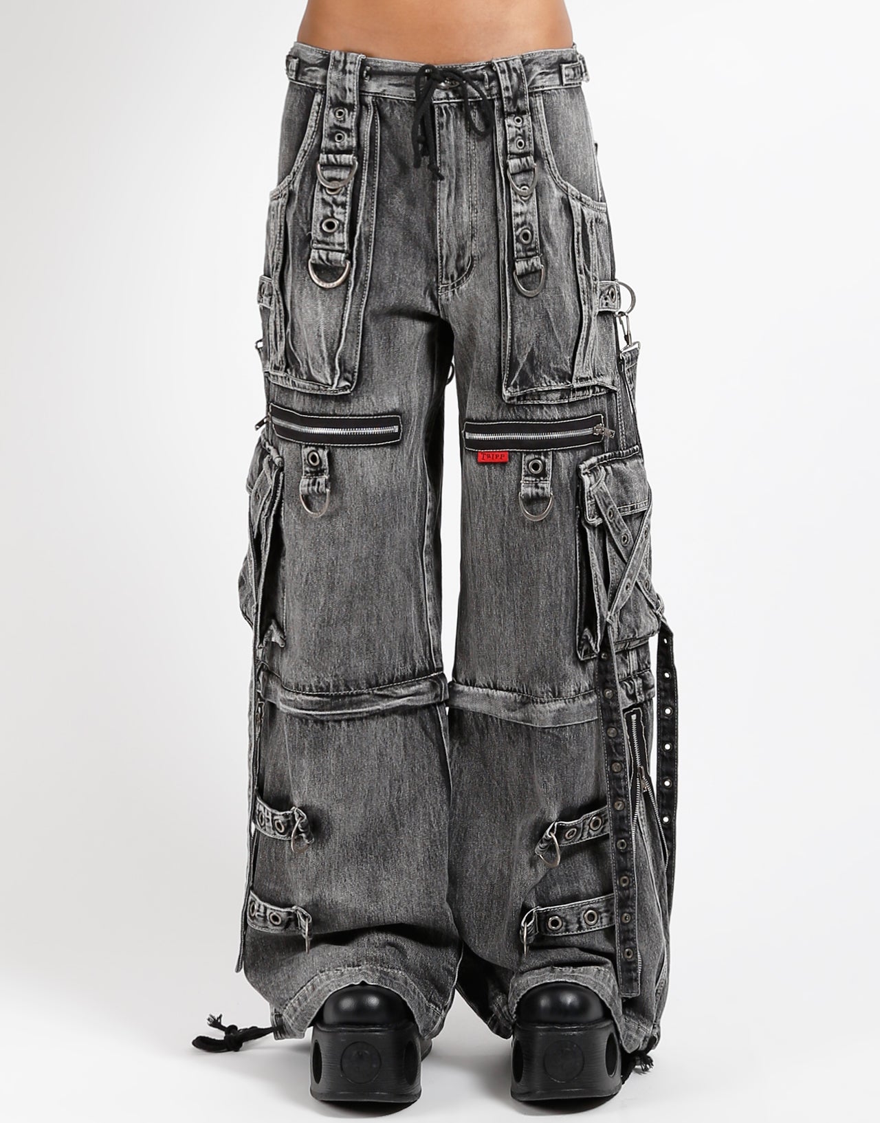 X-STRAP PANT FOG WASH DENIM – trashandvaudeville