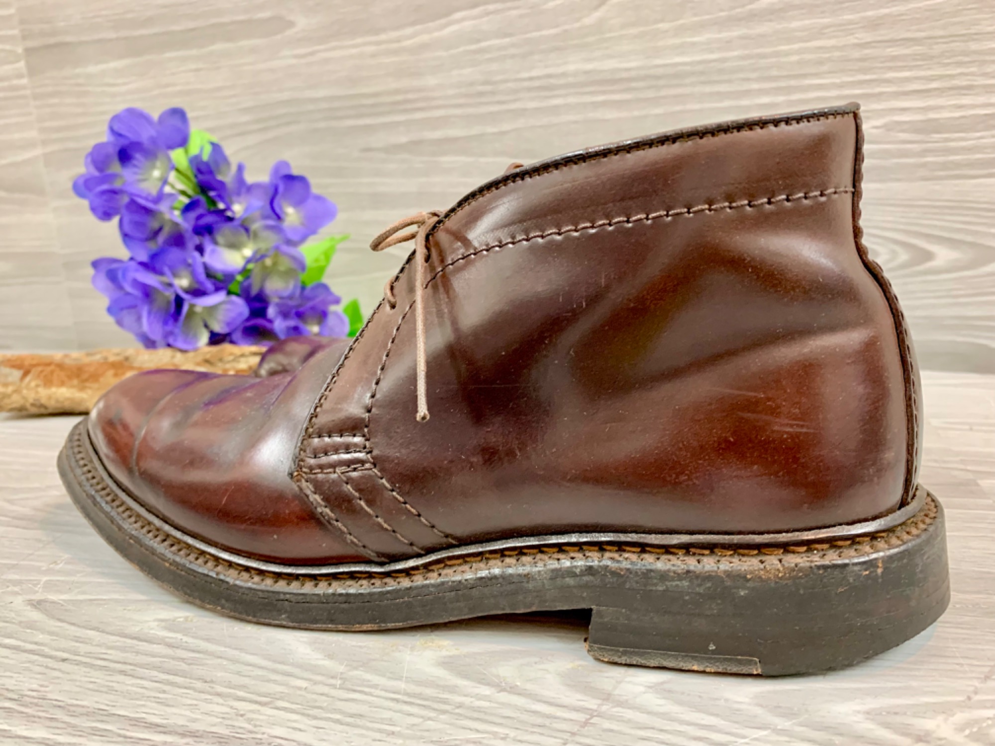 スマホで購入』ALDEN (オールデン) コードバンチャッカブーツ ブラウン