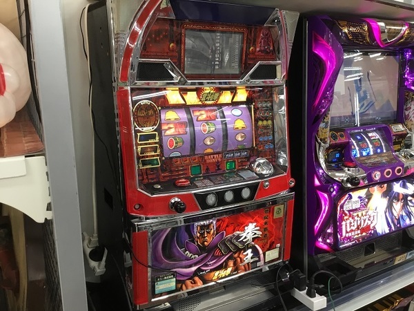 スロット台 北斗の拳 初代 ラオウパネル メダル不要機 買取入荷致し