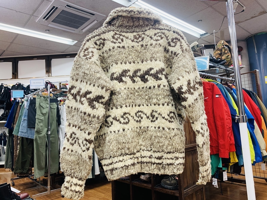 古着オタク必見！LIGHTNING社ジップ採用カウチンニットのご紹介