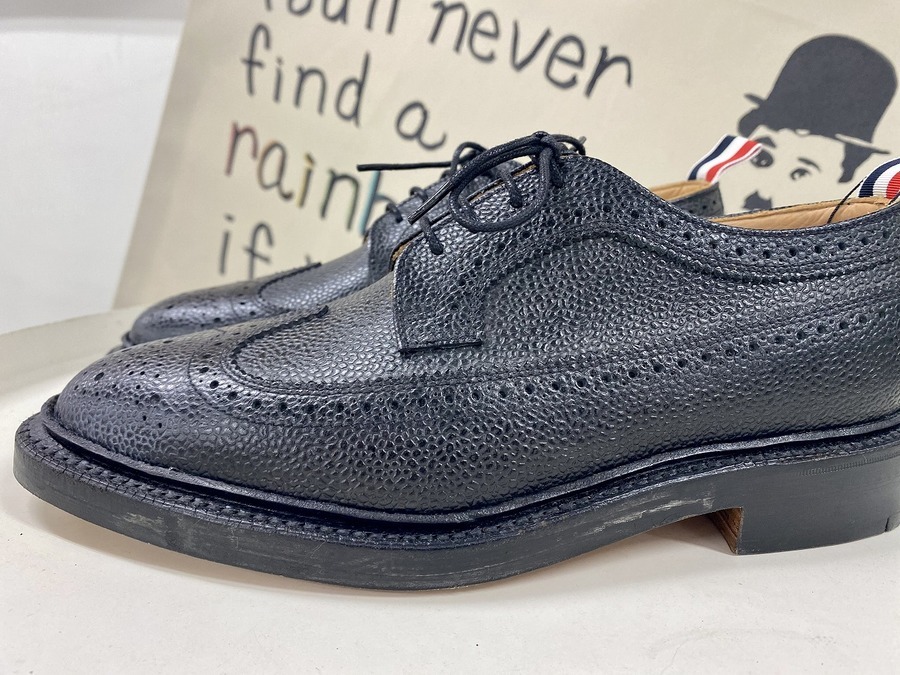 足元にも品を♪】Thom Browne(トムブラウン)のウィングチップシューズ
