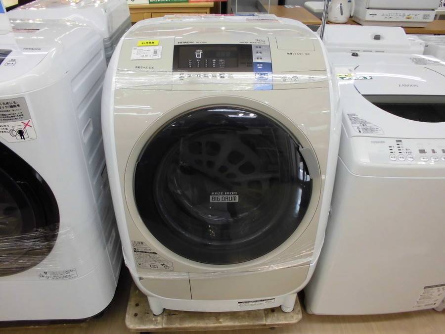 HITACHI(日立)の9.0kgドラム式洗濯乾燥機「BD-V3600L」をご紹介