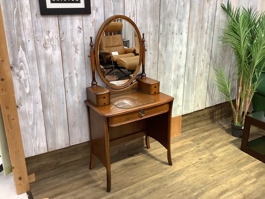 松永工房】コンパクトサイズな一面ドレッサー（カンティーニュ）が入荷