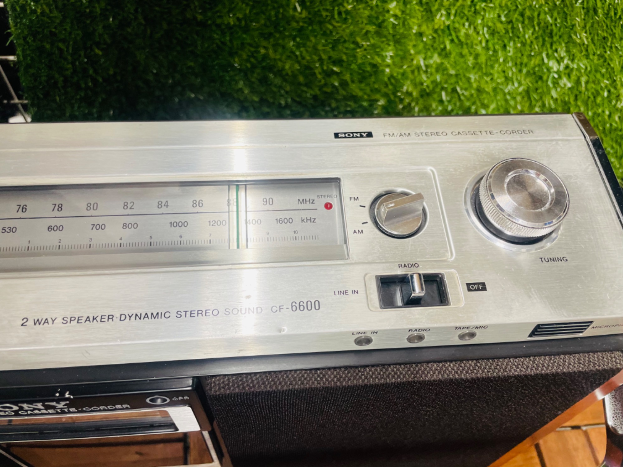1978年発売モデル！】SONY(ソニー）ラジカセ CF6600 入荷いたしました