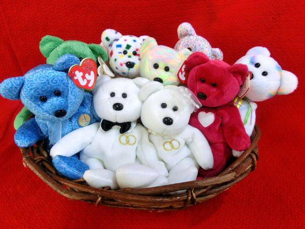 BEANIE BABIES(ビーニーベイビーズ)、くまのぬいぐるみセットを買取