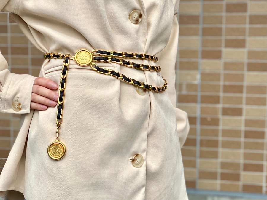 CHANEL(シャネル)よりヴィンテージのチェーンベルトが入荷致しました