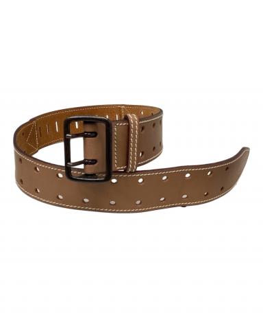 中古・古着通販】ALAIA (アライア) レザーベルト ベージュ サイズ:65