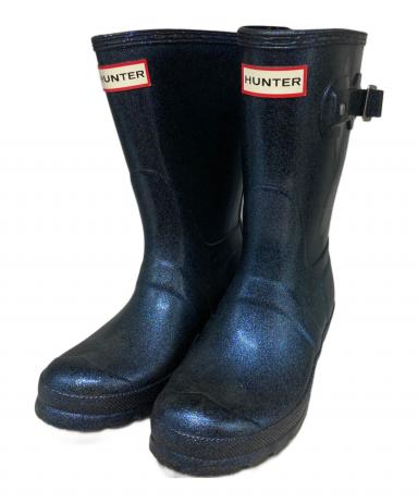 中古・古着通販】HUNTER (ハンター) バックル付きラメ入りレインブーツ