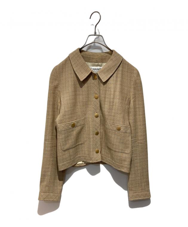 中古・古着通販】CHANEL (シャネル) セットアップスーツ ベージュ