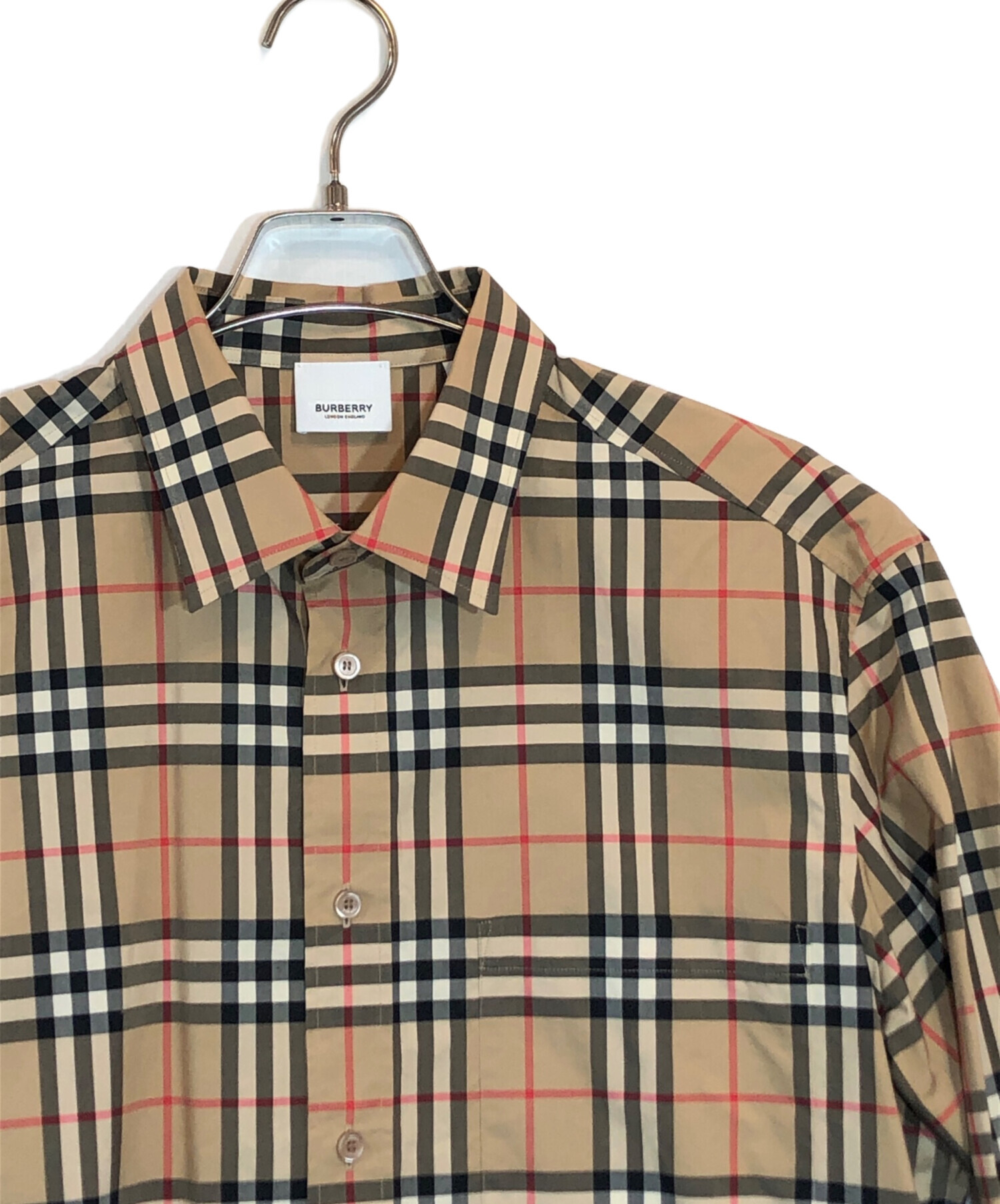 中古・古着通販】BURBERRY (バーバリー) ノヴァチェック長袖シャツ