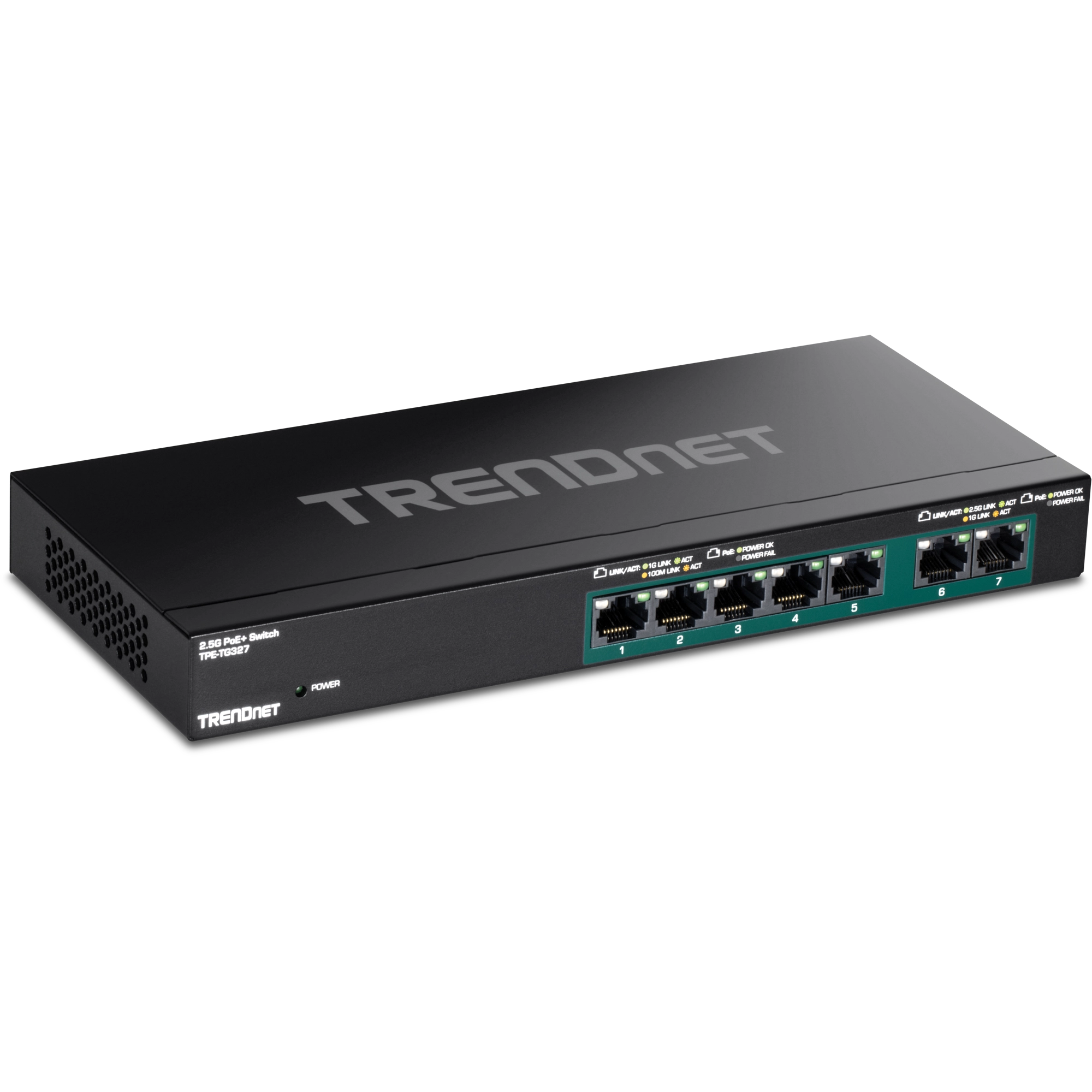 Affordable 2.5G PoE+ Switch – 7-Port Multi-Gig PoE+ Switch