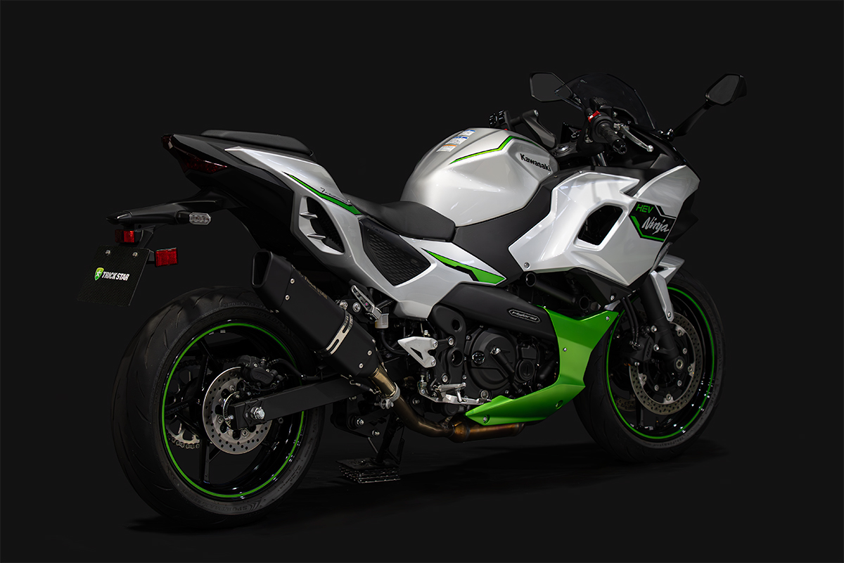 トリックスター / Ninja 7 hybrid 政府認証スリップオンマフラーIKAZUCHI