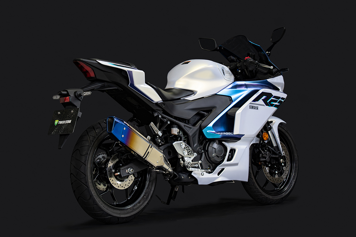 トリックスター / YZF-R25（25）政府認証スリップオンマフラーIKAZUCHI
