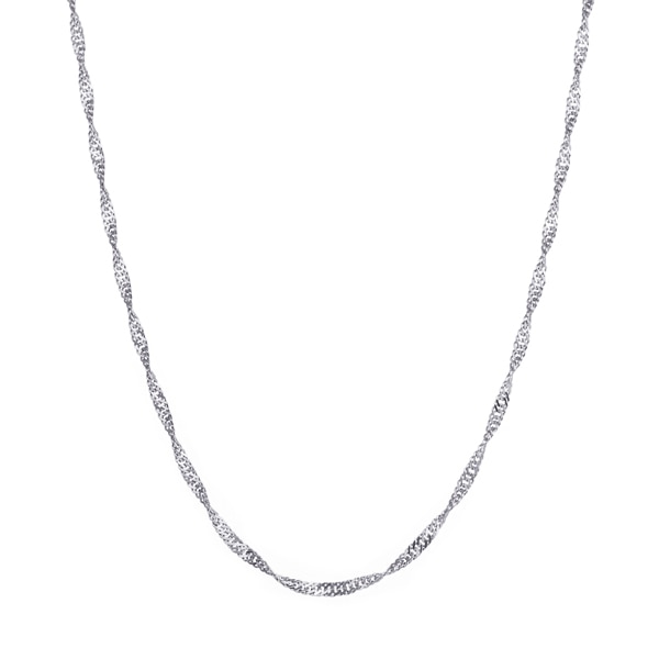 K14ホワイトゴールドネックレス（50cm）(RNC574)|TSUTSUMI（ジュエリー