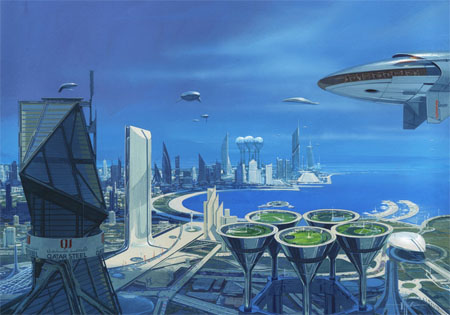 Visions of Future World by Syd Mead - Tuvie Design