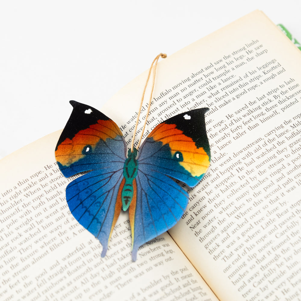 Dead Leaf Butterfly Ornament Notecard Gift – Tulia's Artisan Gallery