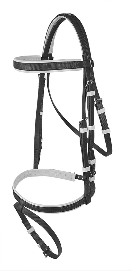 ZilcoカラーPVCコンビ鼻革頭絡 - 馬具・乗馬用品のサジタリアス