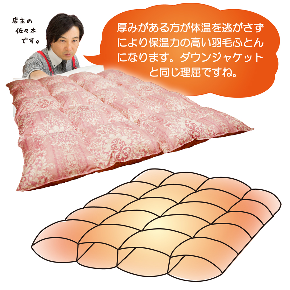 羽毛布団シングル｜製造直販の通販｜いい寝【