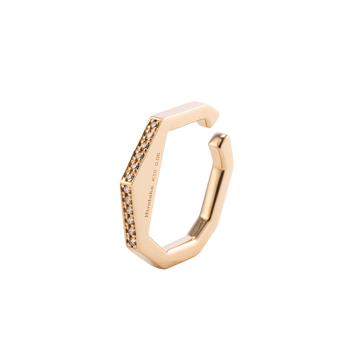 SOLD}Hirotaka ヒロタカ Manhattan Diamond Ear Cuff{-BAS} - underbar