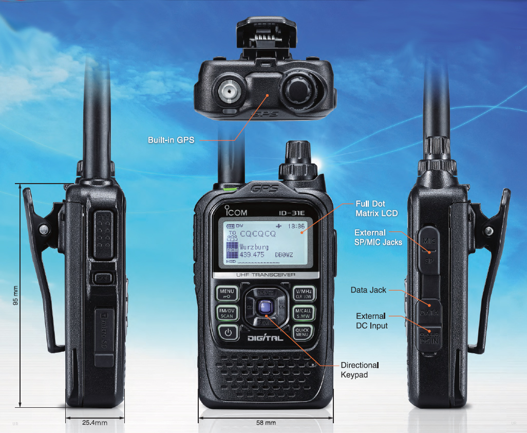 Icom ID-31A+, Icom ID-31A Plus, Icom ID31 Plus