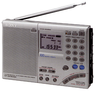 Sony ICF-SW7600GR Shortwave Radio, Sony icfsw7600gr