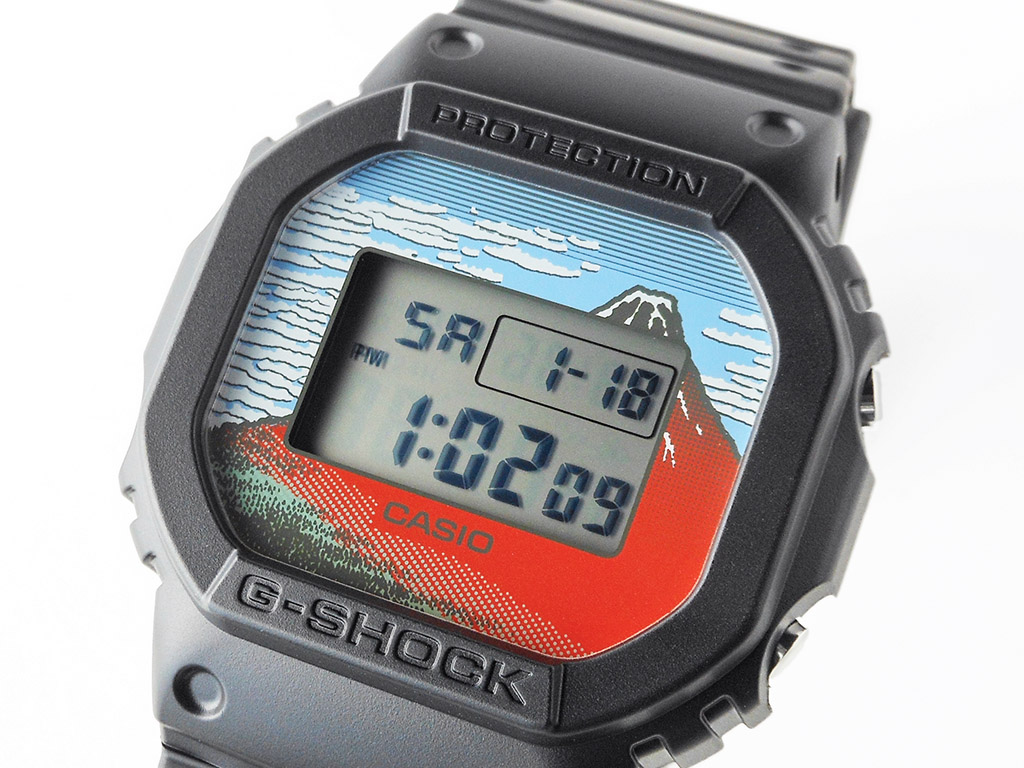 G-SHOCK＞DW-5600KHG24-1JR/Ukiyo-e/葛飾北斎 浮世絵モデル | 静岡の