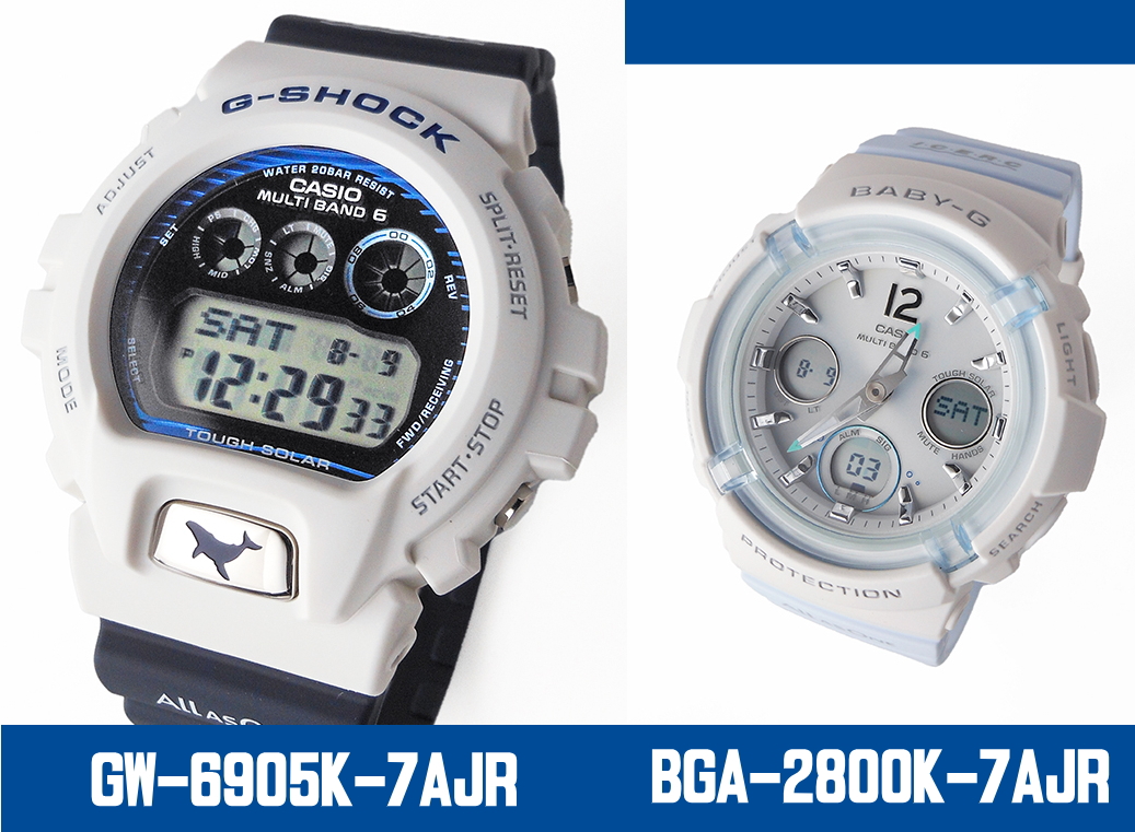 G-SHOCK＞GW-6905K-7AJR/BGA-2800K-7AJR/I.C.E.R.C Japan イルカクジラ