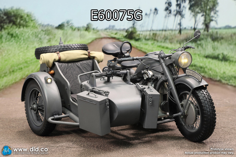DID】E60075 1/6 WW2 German Zündapp KS 750 Motorcycle with