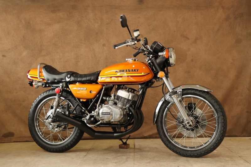 350SS(マッハ2) CANDY GOLD｜SOLD OUT｜旧車・絶版バイクならウエマツ