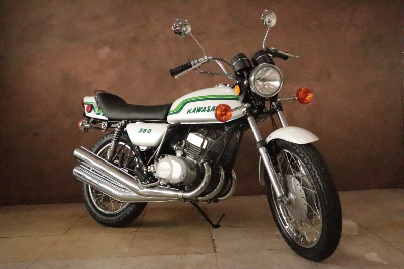 350SS 初期 白虹 45馬力 マッハ2｜290万円｜旧車・絶版バイクならウエマツ