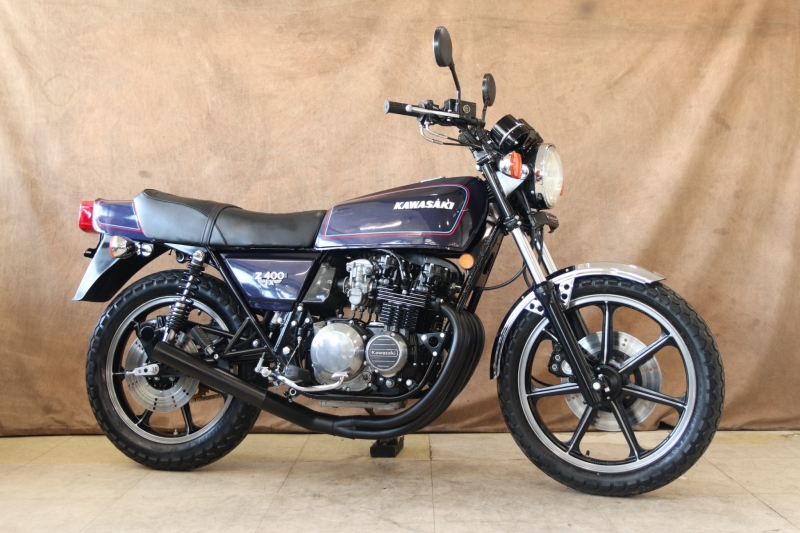 Z400FX フレームパウダーコート済 E2 MIDNIGHT BLUE｜SOLD OUT｜旧車