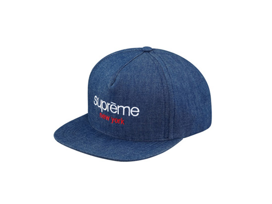 Supreme - Classic Logo Denim 5-Panel Cap - UG.SHAFT