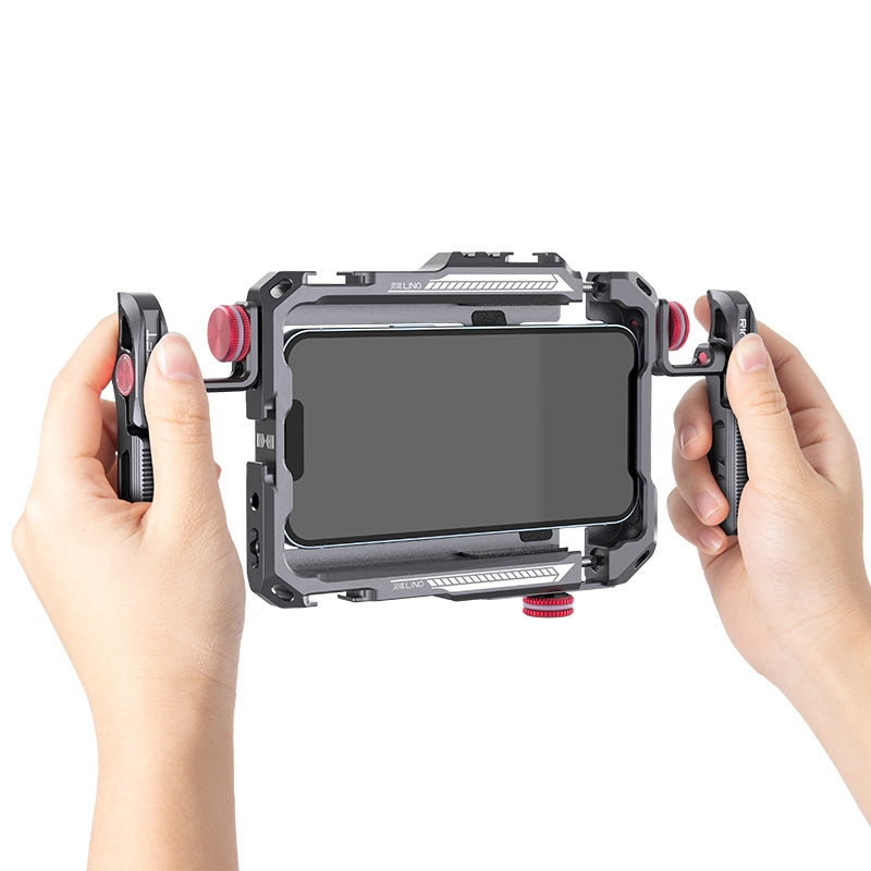 Dual-Handle Metal Smartphone Rig | Phone Cinema Cage