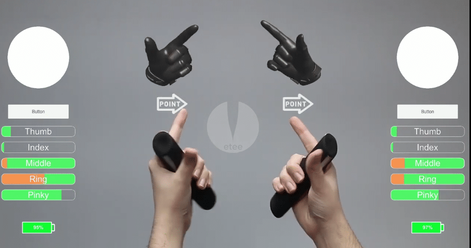 Etee Is A Lightweight Finger-Sensing VR Controller With No Trigger